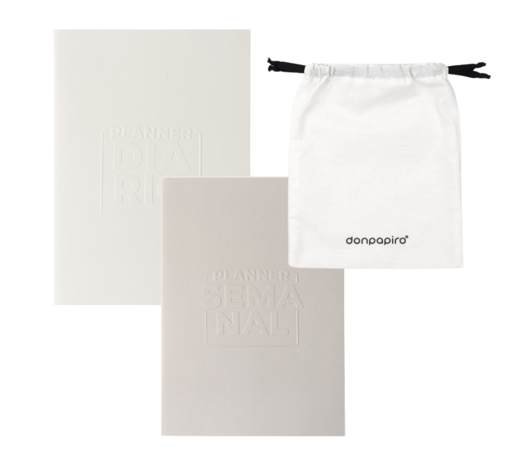 Pack Planner Diario + Planner Semanal + Funda