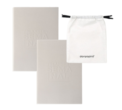 Pack 2 Planners Semanales + funda