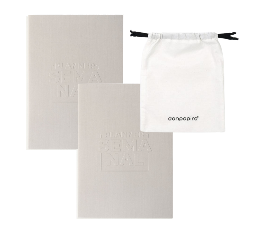 Pack 2 Planners Semanales + funda